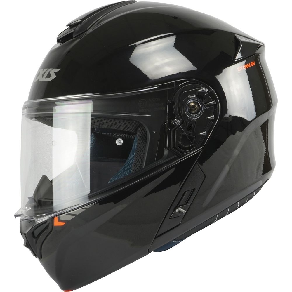 Axxis Storm SV A1 Flip Up Helmet Gloss Black