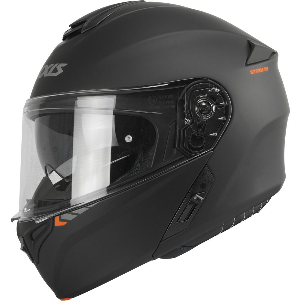 Axxis Storm SV A1 Flip Up Helmet Matt Black