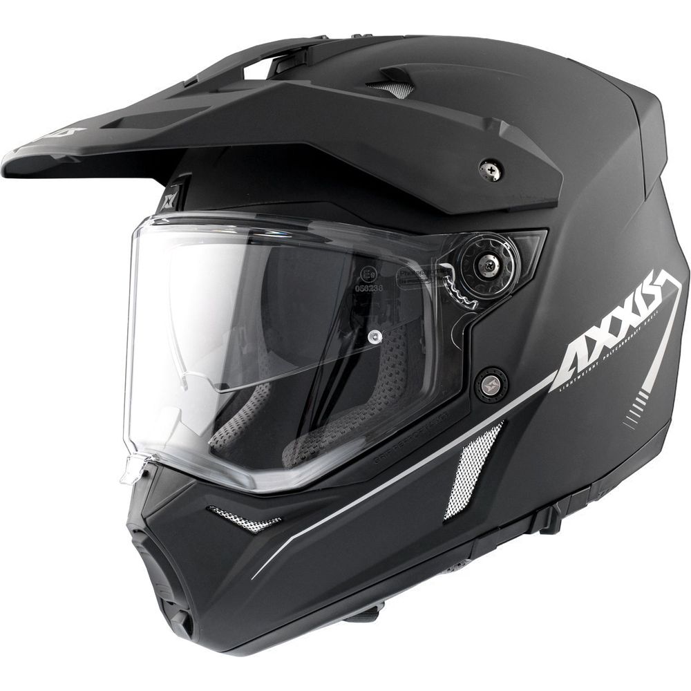 Axxis Wolf DS Solid A1 Adventure Helmet Matt Black