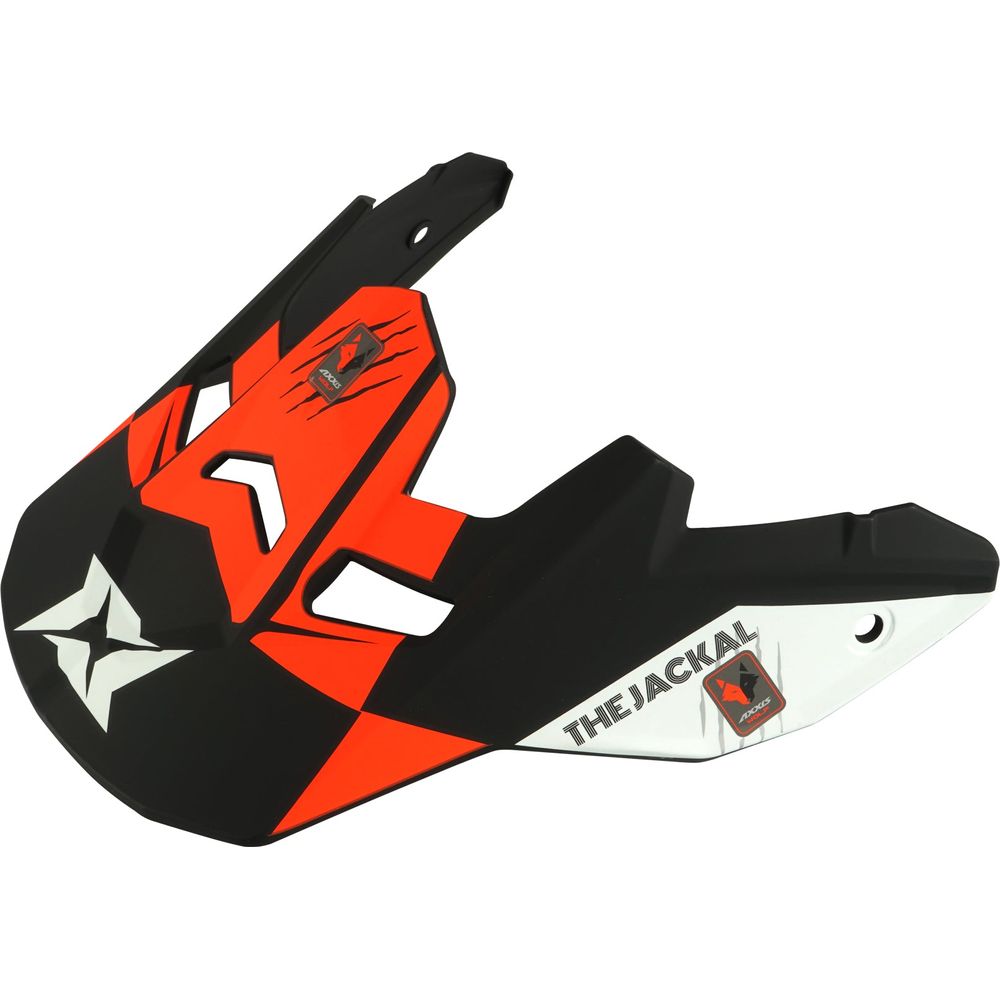 Axxis Wolf Jackal B14 Helmet Peak Matt Black / Fluo Orange