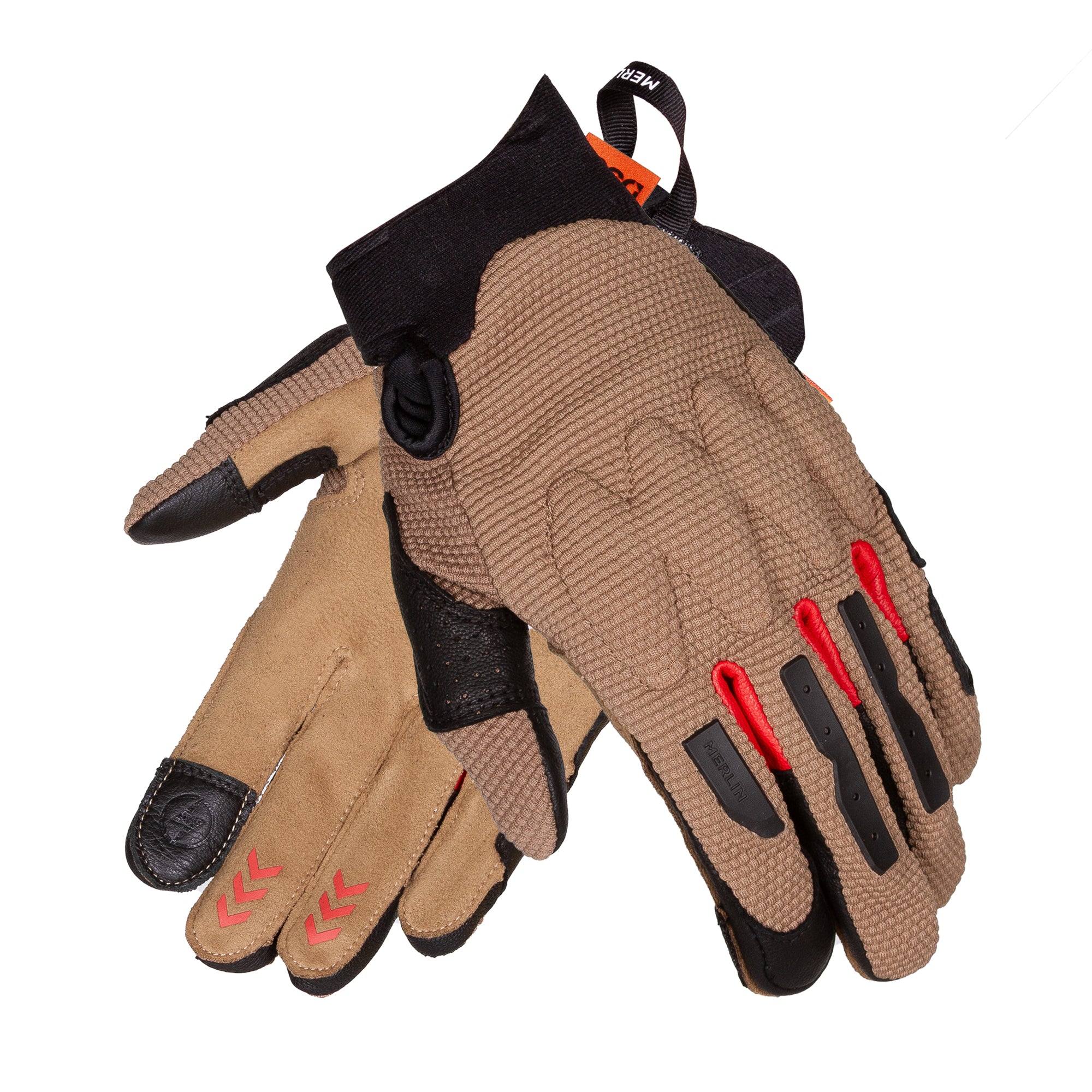 Merlin Aerolite D3O Enduro Gloves Brown