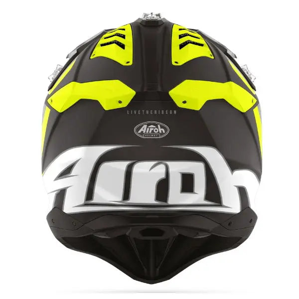 Airoh Aviator 3 Glory Matt Yellow - FREE UK Shipping, FREE 365 Day Returns | Moto Central