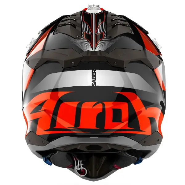 Airoh Aviator 3 Saber Gloss Orange - FREE UK Shipping, FREE 365 Day Returns | Moto Central