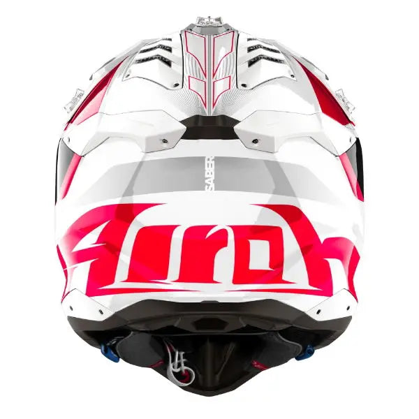 Airoh Aviator 3 Saber Gloss Red - FREE UK Shipping, FREE 365 Day Returns | Moto Central