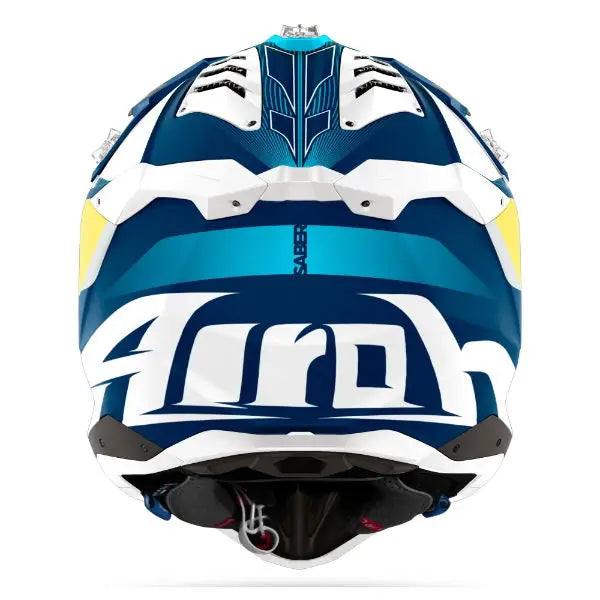 Airoh Aviator 3 Saber Matt Blue - FREE UK Shipping, FREE 365 Day Returns | Moto Central