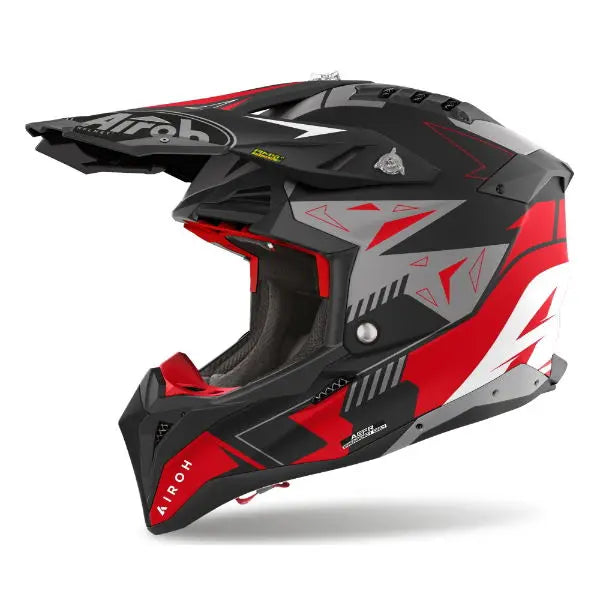 Airoh Aviator 3 Spin Matt Red - FREE UK Shipping, FREE 365 Day Returns | Moto Central