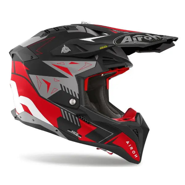 Airoh Aviator 3 Spin Matt Red - FREE UK Shipping, FREE 365 Day Returns | Moto Central