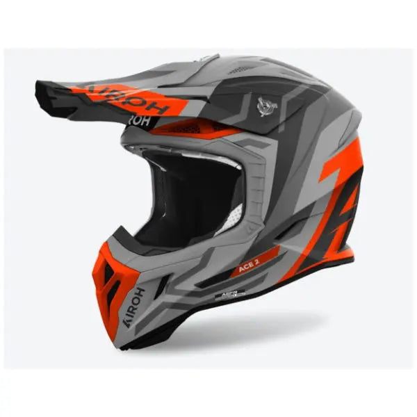 Airoh Aviator Ace 2 Ground Matt Orange - FREE UK Shipping, FREE 365 Day Returns | Moto Central