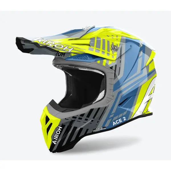 Airoh Aviator Ace 2 Proud Gloss Yellow - FREE UK Shipping, FREE 365 Day Returns | Moto Central