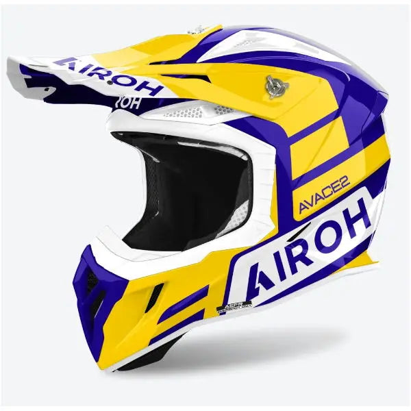 Airoh Aviator Ace 2 Sake Gloss Yellow - FREE UK Shipping, FREE 365 Day Returns | Moto Central