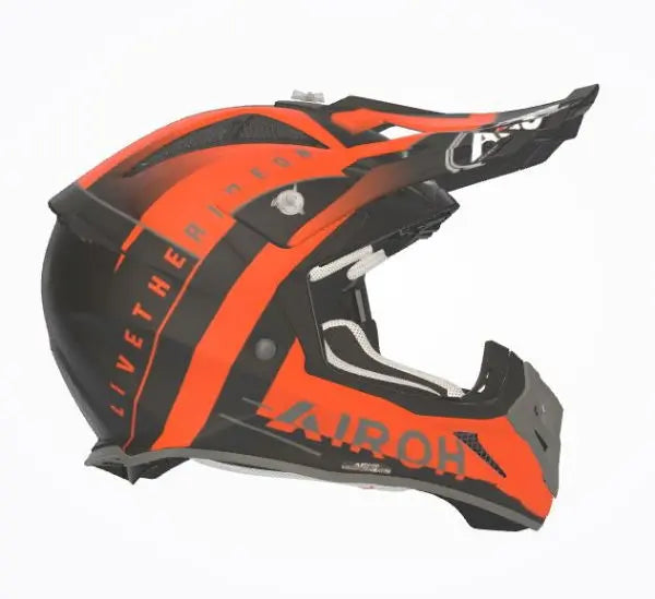 Airoh Aviator Ace Amaze Matt Orange - FREE UK Shipping, FREE 365 Day Returns | Moto Central