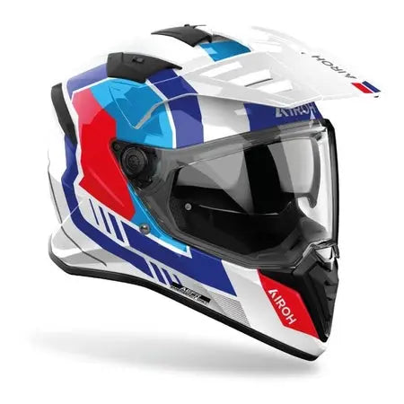 Airoh Bandit Horn Gloss White FREE UK Delivery, FREE 365 Day Returns | Moto Central