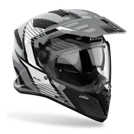 Airoh Bandit Spicy Gloss Grey FREE UK Delivery, FREE 365 Day Returns | Moto Central