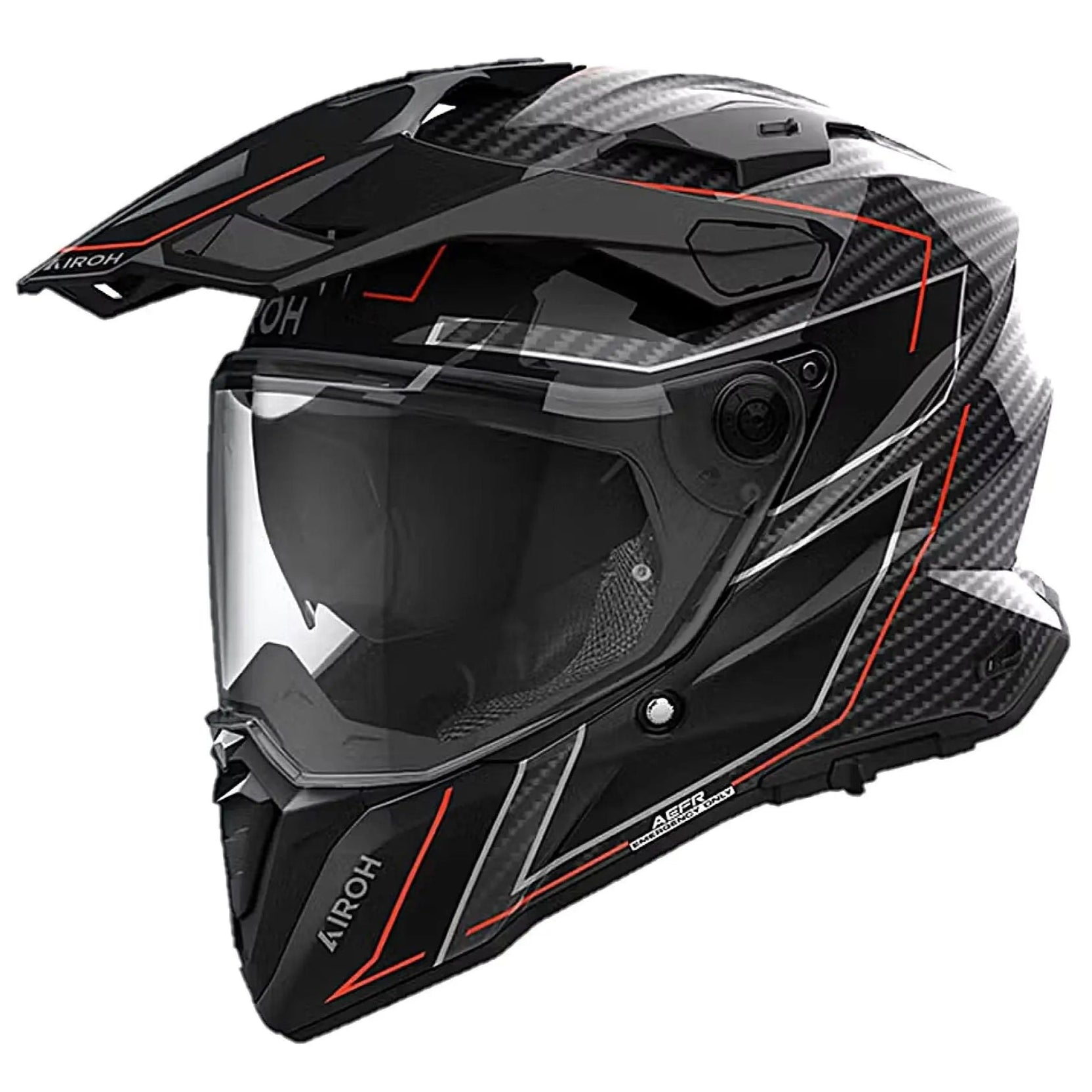 Airoh Commander 2 Carbon Stylish FREE UK Delivery, FREE 365 Day Returns | Moto Central