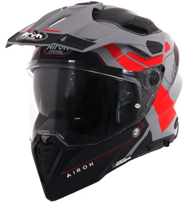 Airoh Commander 2 Reveal Matt Fluo Red FREE UK Delivery, FREE 365 Day Returns | Moto Central