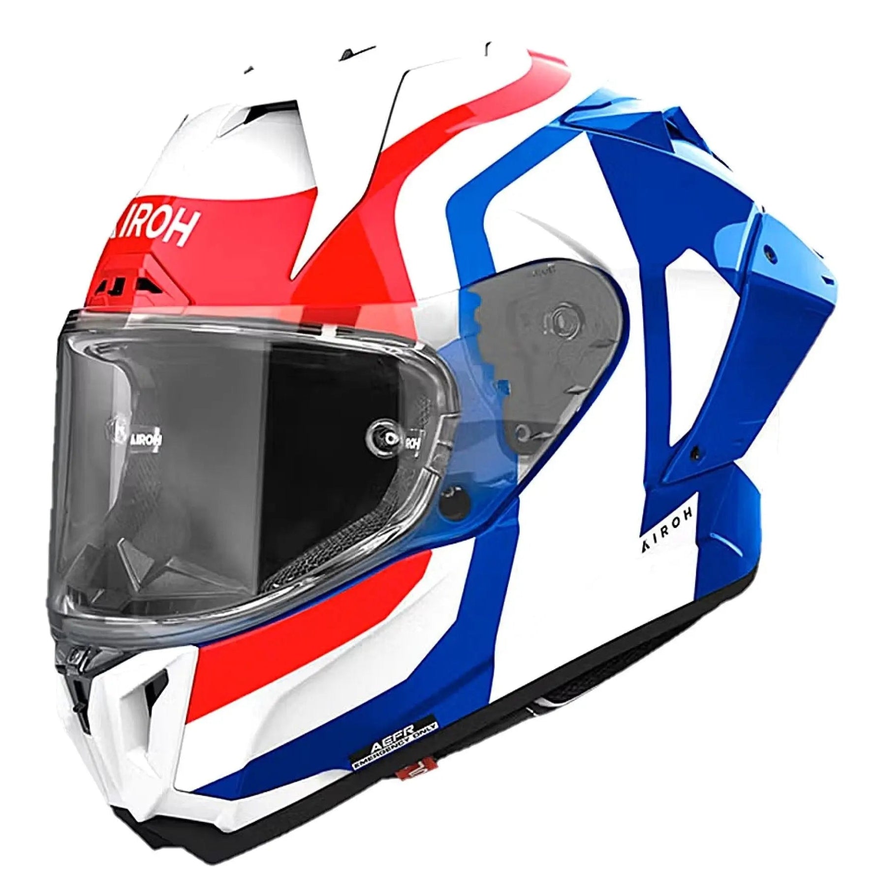 Airoh GP-800 Competition Gloss Blue / Red FREE UK Delivery, FREE 365 Day Returns | Moto Central