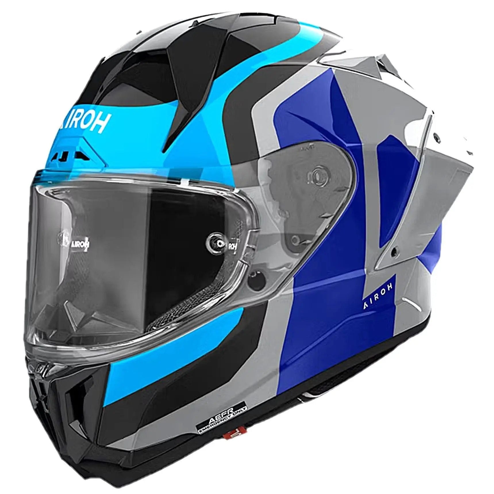 Airoh GP-800 Competition Gloss Blue FREE UK Delivery, FREE 365 Day Returns | Moto Central