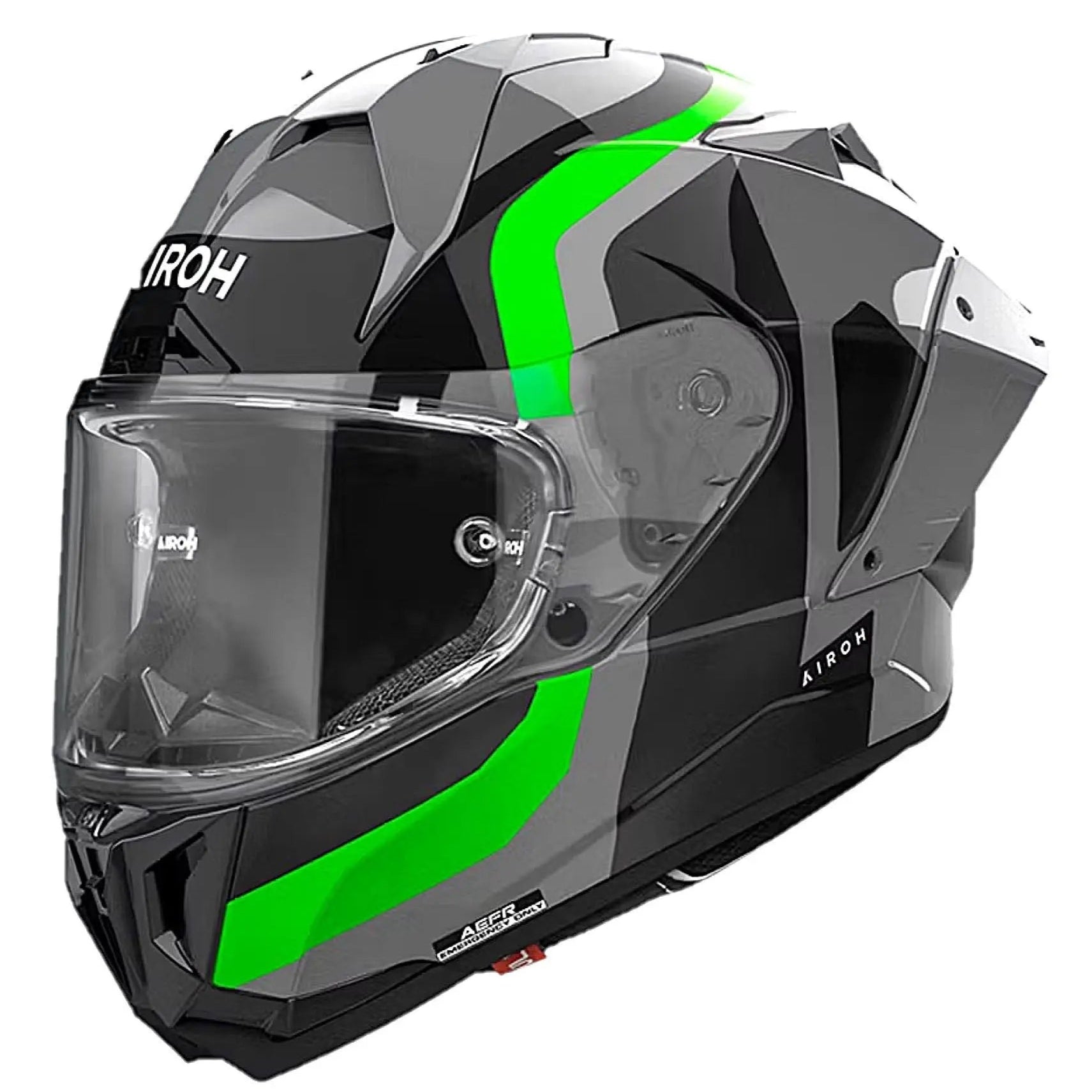 Airoh GP-800 Competition Gloss Fluo Green FREE UK Delivery, FREE 365 Day Returns | Moto Central