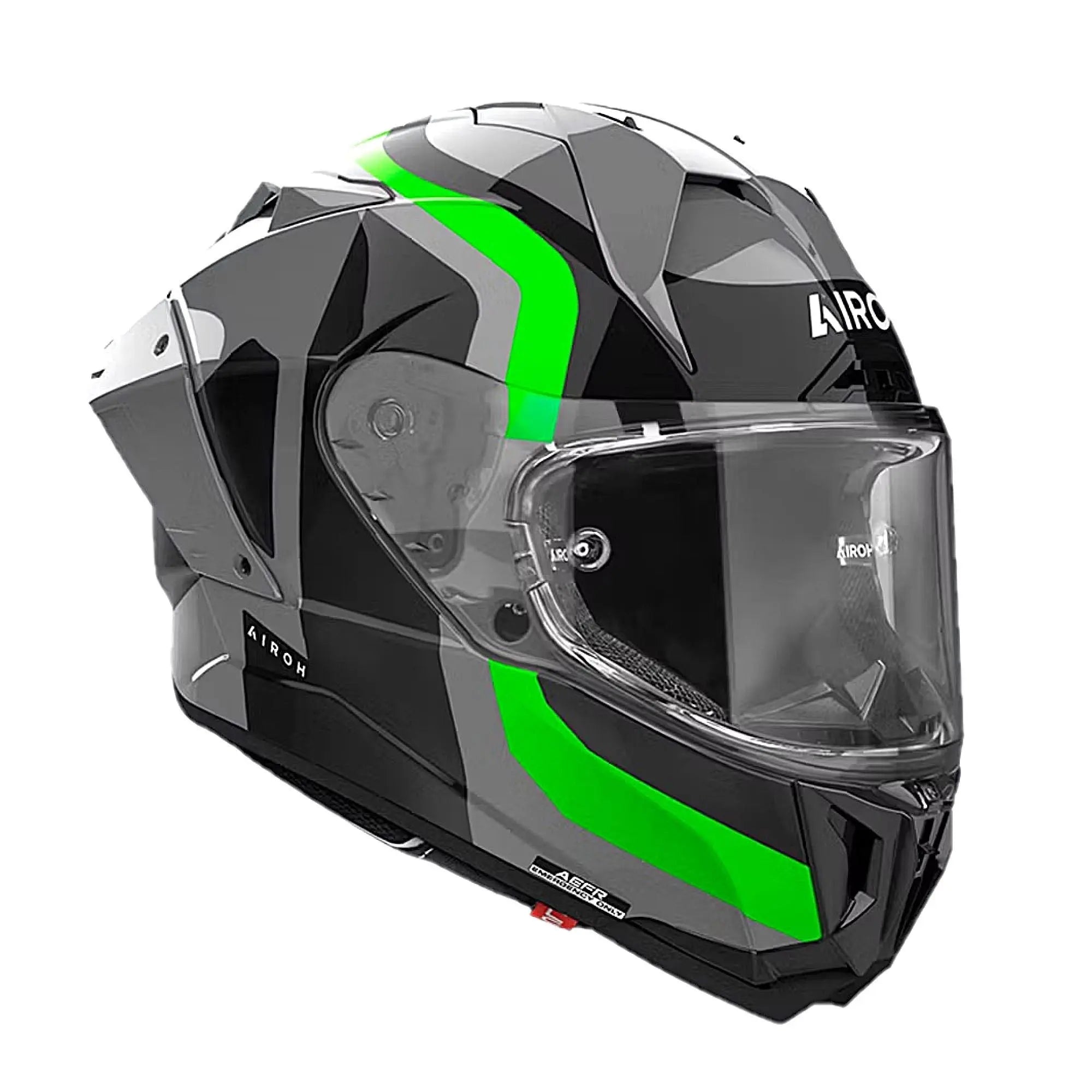 Airoh GP-800 Competition Gloss Fluo Green FREE UK Delivery, FREE 365 Day Returns | Moto Central