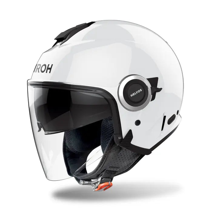 Airoh Helyos Gloss White FREE UK Delivery, FREE 365 Day Returns | Moto Central