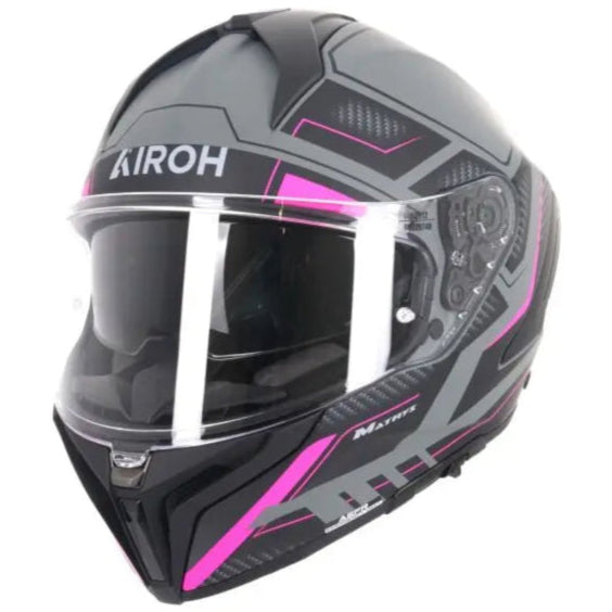 Airoh Matryx Rocket Matt Pink FREE UK Delivery, FREE 365 Day Returns | Moto Central