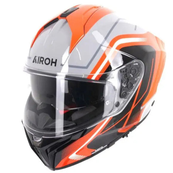 Airoh Matryx Wide Gloss Orange FREE UK Delivery, FREE 365 Day Returns | Moto Central