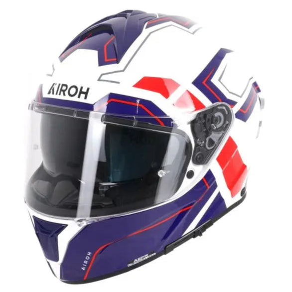 Airoh Spark 2 Dart Gloss Blue / Red FREE UK Delivery, FREE 365 Day Returns | Moto Central