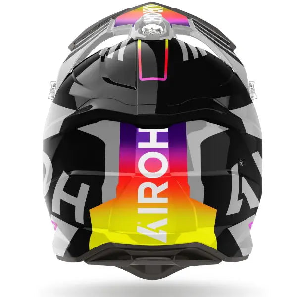 Airoh Strycker Brave Gloss Grey - FREE UK Shipping, FREE 365 Day Returns | Moto Central