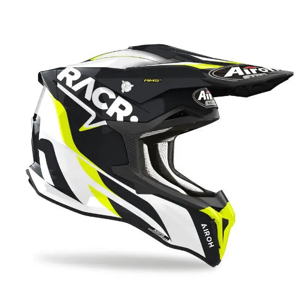 Airoh Strycker Gloss Racr - FREE UK Shipping, FREE 365 Day Returns | Moto Central