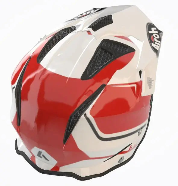 Airoh TRR S Keen Gloss Red - FREE UK Shipping, FREE 365 Day Returns | Moto Central