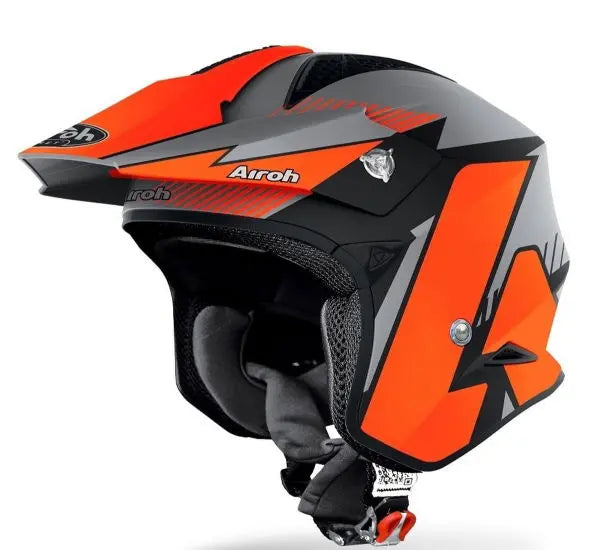 Airoh TRR S Pure Matt Orange - FREE UK Shipping, FREE 365 Day Returns | Moto Central