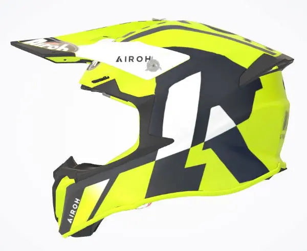 Airoh Twist 2.0 Lift Matt Yellow - FREE UK Shipping, FREE 365 Day Returns | Moto Central