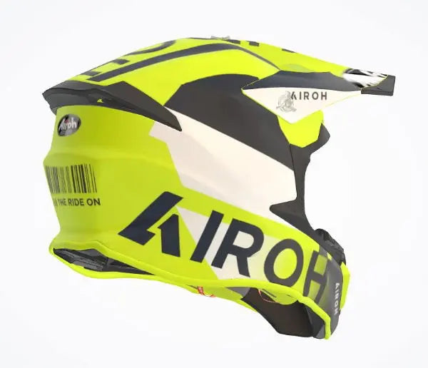 Airoh Twist 2.0 Lift Matt Yellow - FREE UK Shipping, FREE 365 Day Returns | Moto Central