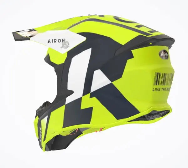 Airoh Twist 2.0 Lift Matt Yellow - FREE UK Shipping, FREE 365 Day Returns | Moto Central