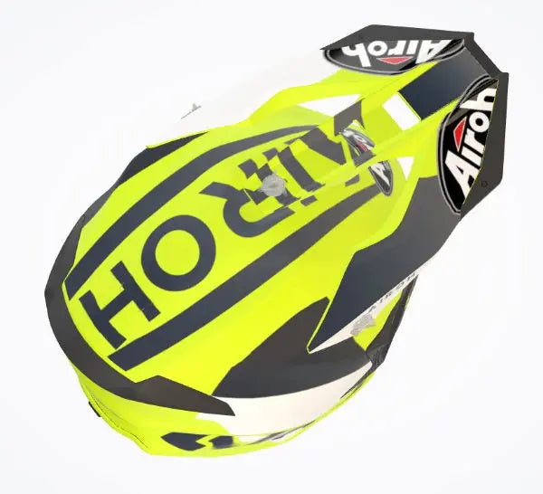 Airoh Twist 2.0 Lift Matt Yellow - FREE UK Shipping, FREE 365 Day Returns | Moto Central