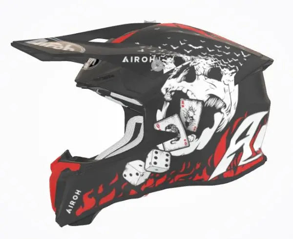 Airoh Twist 2.0 Matt Hell - FREE UK Shipping, FREE 365 Day Returns | Moto Central