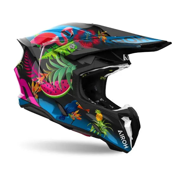 Airoh Twist 3 Gloss Amazonia - FREE UK Shipping, FREE 365 Day Returns | Moto Central