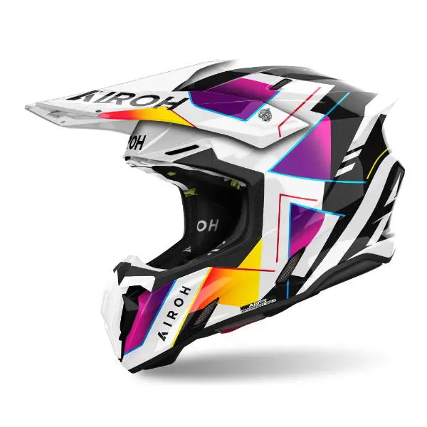 Airoh Twist 3 Gloss Rainbow - FREE UK Shipping, FREE 365 Day Returns | Moto Central