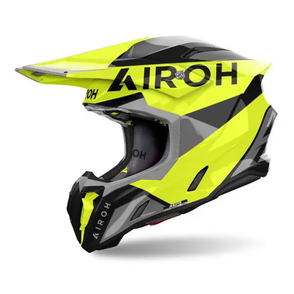 Airoh Twist 3 King Gloss Yellow - FREE UK Shipping, FREE 365 Day Returns | Moto Central