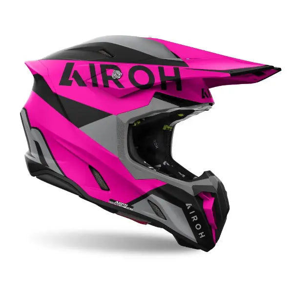 Airoh Twist 3 King Matt Pink - FREE UK Shipping, FREE 365 Day Returns | Moto Central