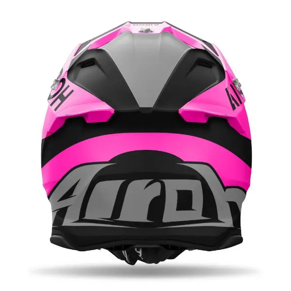 Airoh Twist 3 King Matt Pink - FREE UK Shipping, FREE 365 Day Returns | Moto Central