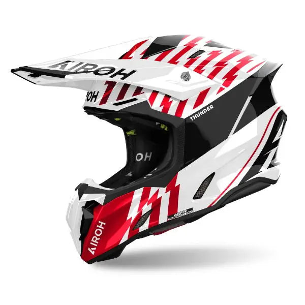 Airoh Twist 3 Thunder Gloss Red - FREE UK Shipping, FREE 365 Day Returns | Moto Central