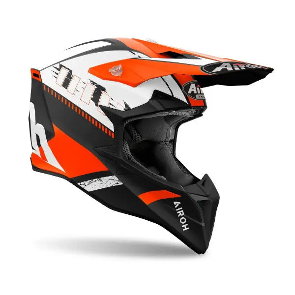 Airoh Wraaap Feel Matt Orange - FREE UK Shipping, FREE 365 Day Returns | Moto Central