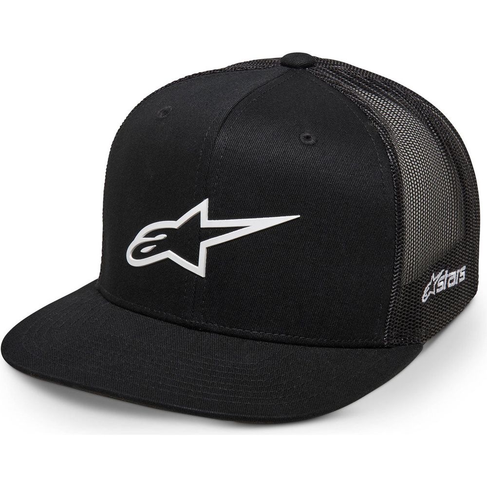 Alpinestars 3D Ageless Trucker Cap Black / White  - FREE UK Shipping, FREE 365 Day Returns | Moto Central