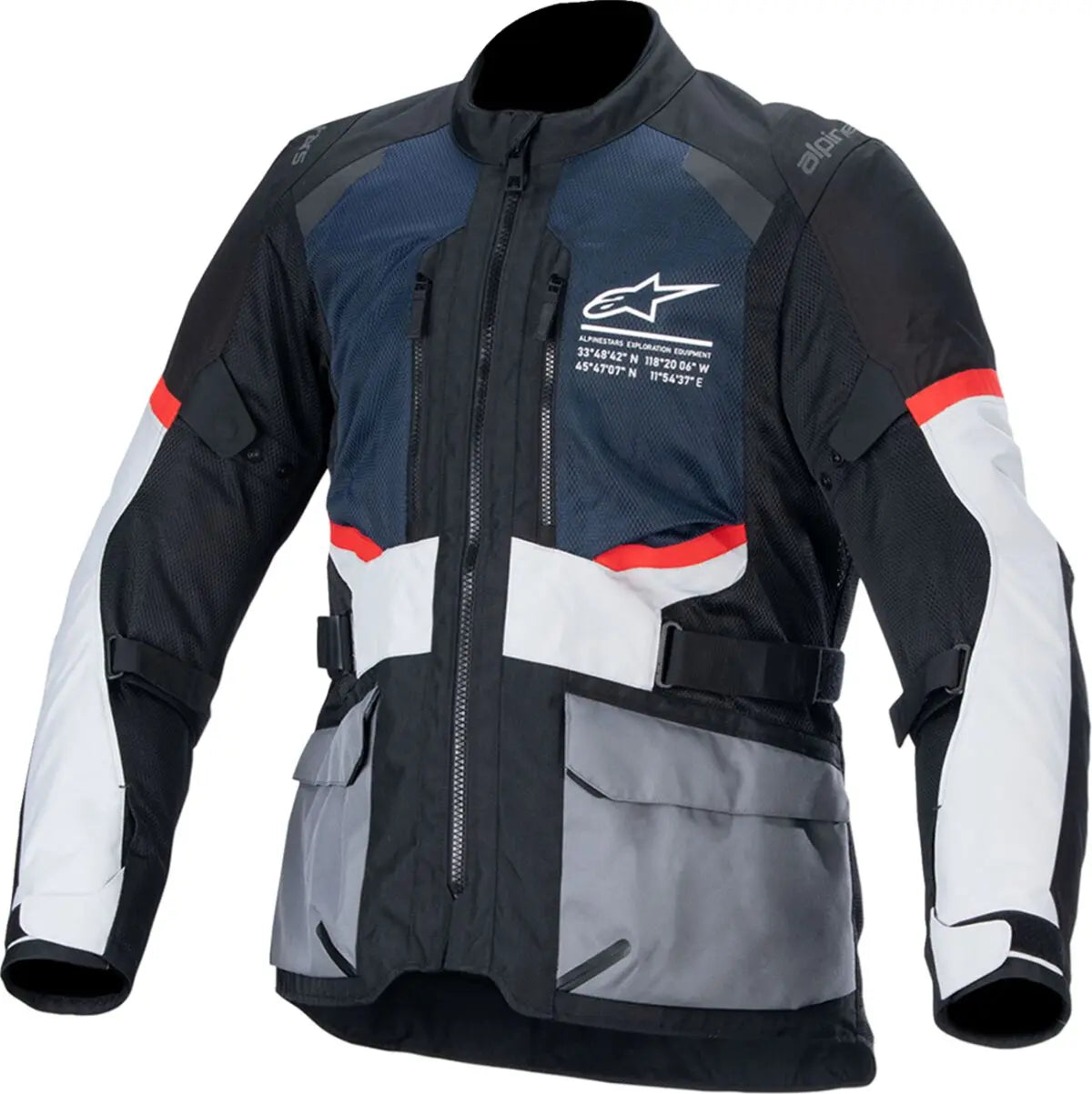 Alpinestars Andes Air Drystar Textile Jacket Blue / Grey - FREE UK Shipping, FREE 365 Day Returns | Moto Central