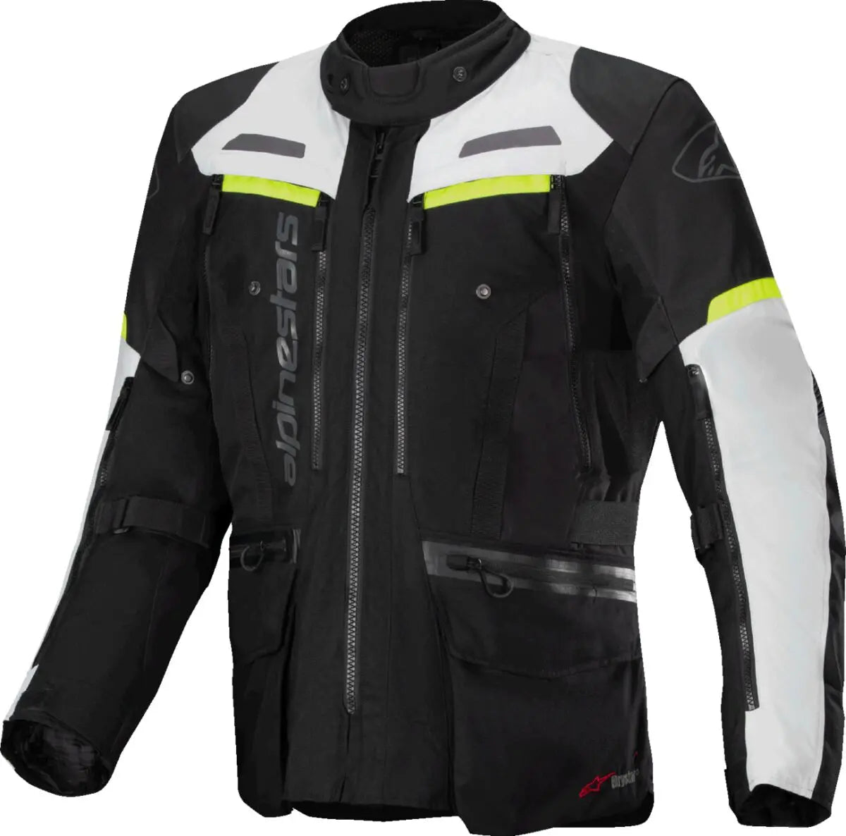 Alpinestars Bogota Pro Drystar Textile Jacket Black / Fluo Yellow / Grey - FREE UK Shipping, FREE 365 Day Returns | Moto Central