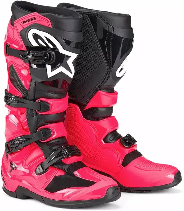 Alpinestars Diva Tech 7 Limited Edition Boots Black / Diva Pink - FREE UK Shipping, FREE 365 Day Returns | Moto Central