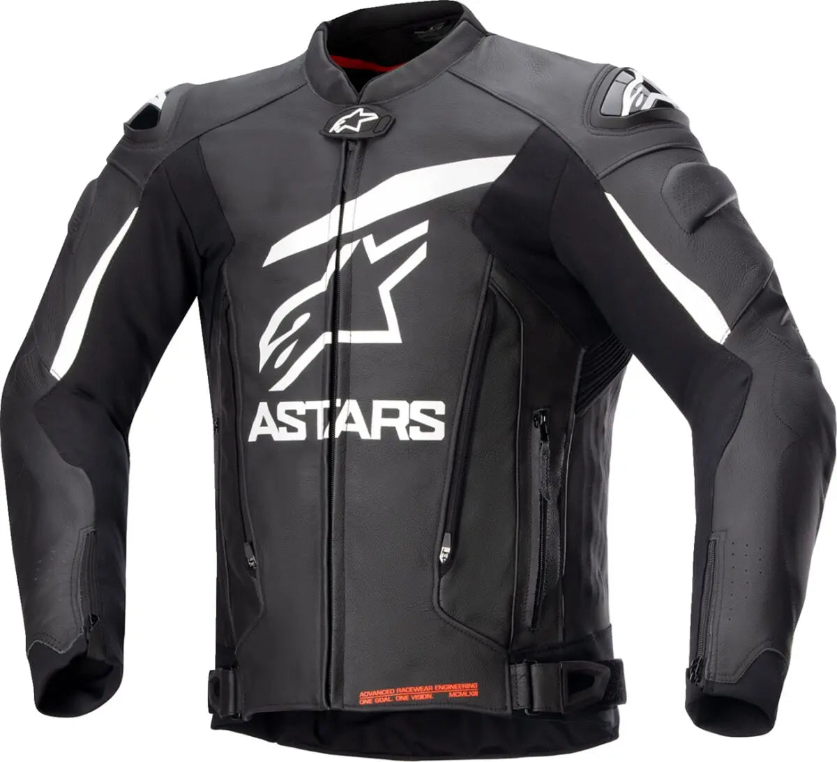 Alpinestars GP Plus R V4 Leather Jacket Black / White - FREE UK Shipping, FREE 365 Day Returns | Moto Central