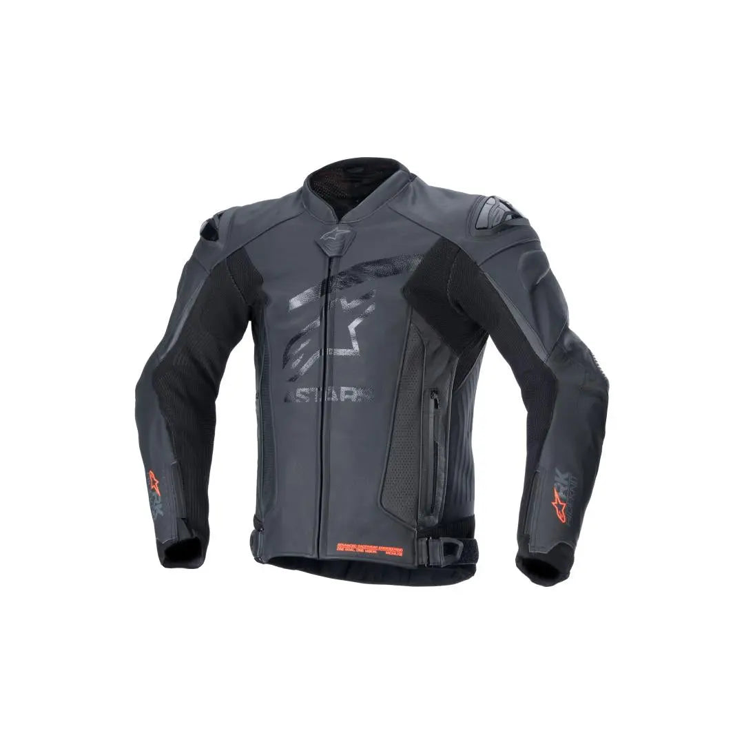 Alpinestars GP Plus R V4 Rideknit Leather Jacket Black / Black - FREE UK Shipping, FREE 365 Day Returns | Moto Central