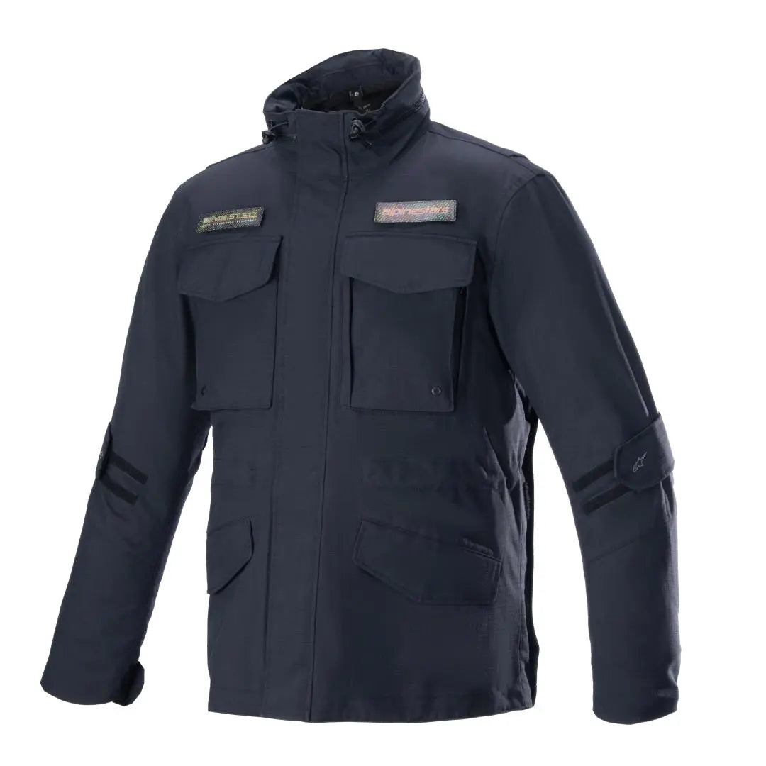 Alpinestars MO.ST.EQ Field Waterproof Primaloft Textile Jacket Black - FREE UK Shipping, FREE 365 Day Returns | Moto Central